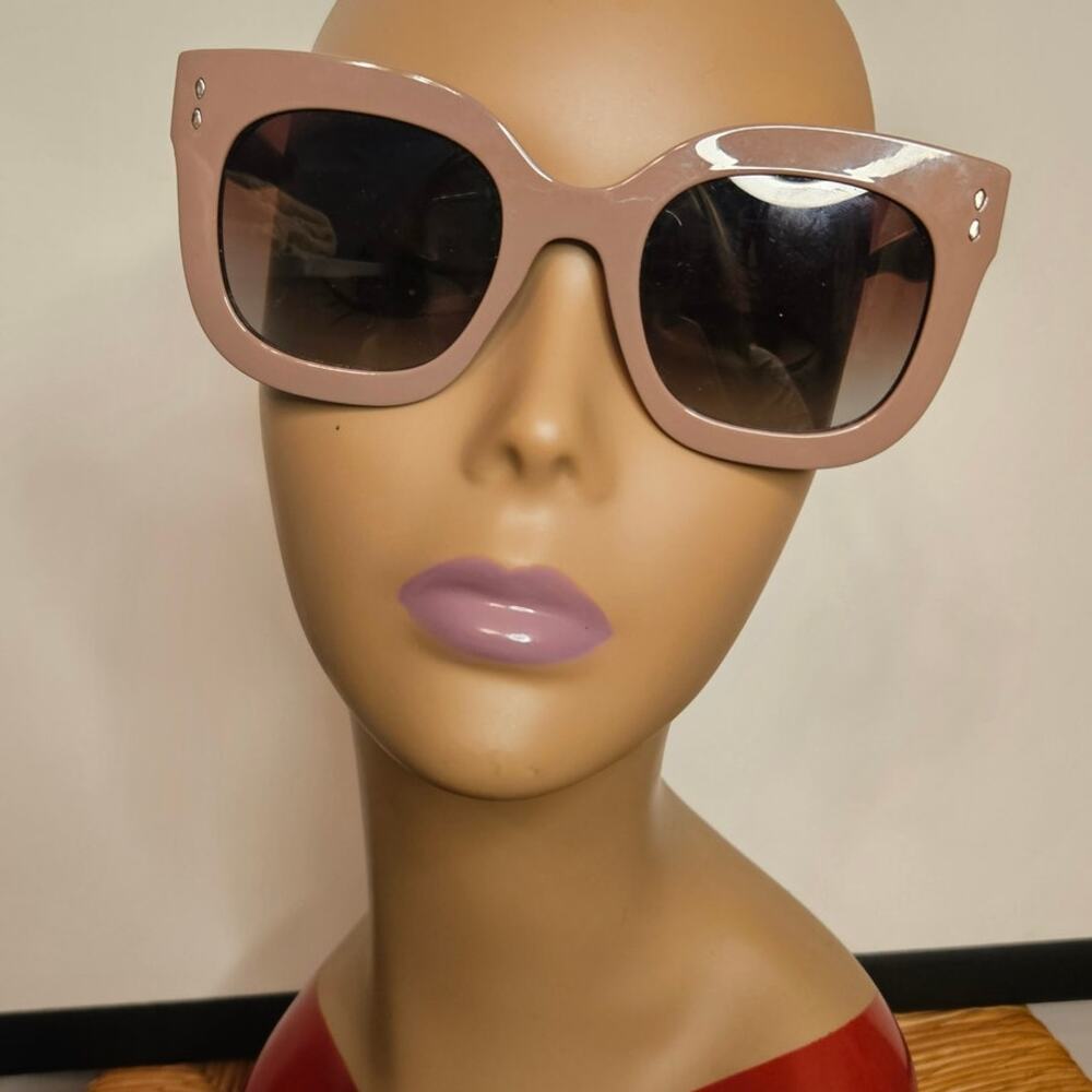 Shine Bright Sunglasses L398-5W2-GN2 Cat 3 Large Frame Glamorous Beige EUC